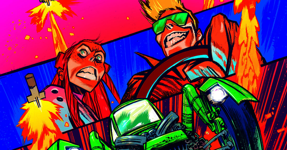 Eyepopping James Harren cover for THE WEATHERMAN revealed Image Comics