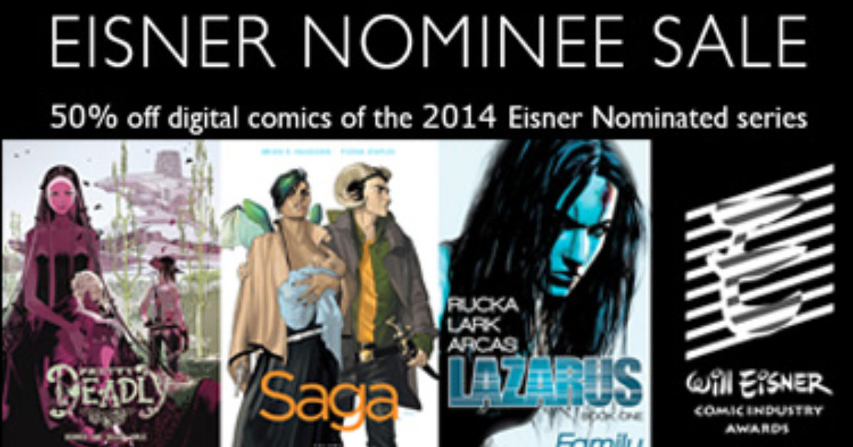 Eisner Nominees Digital Sale Image Comics