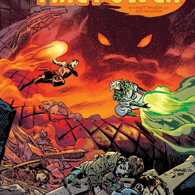 It's a #NewComicBookDay slobberknocker as Owen tangles with a world-ending  dragon in 𝙁𝙄𝙍𝙀 𝙋𝙊𝙒𝙀𝙍 𝘽𝙔 𝙆𝙄𝙍𝙆𝙈𝘼𝙉 𝘼𝙉𝘿 𝙎𝘼𝙈𝙉𝙀𝙀 #23!  𝙼𝚎𝚎𝚝 𝚃𝚑𝚎…